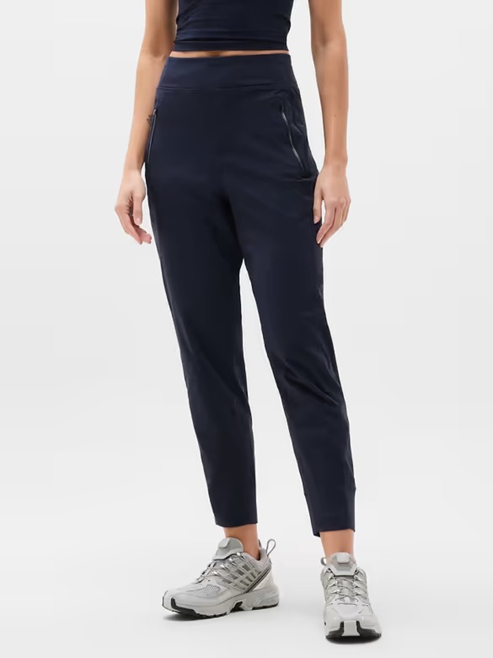 Athleta Trekkie North High Rise Navy Joggers